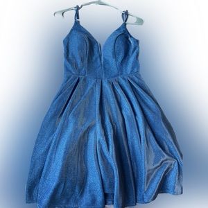 blue sparkly dress from B.Darlin
